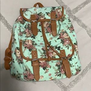 Floral backpack